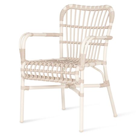 Vincent Sheppard Vincent Sheppard Lucy Dining Chair Off White Kunststoffgeflecht