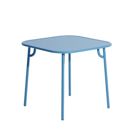 Petite Friture Quadratischer Tisch Einfach Week-End von Petite Friture  Sky blue