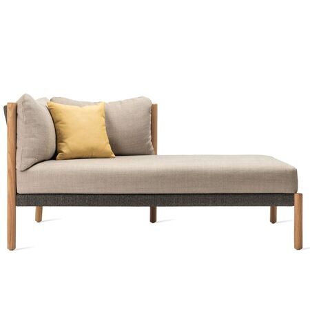 Vincent Sheppard Lento Chaise Lounge Left Quick Ship Set von Vincent Sheppard Stein