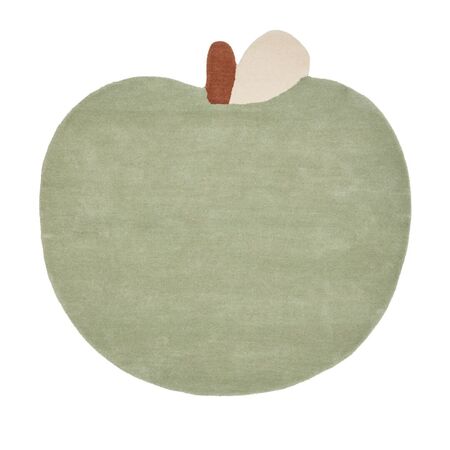 Ferm Living Apple Tufted Rug Tea green