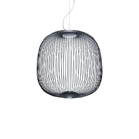 Foscarini  Pendelleuchte Spokes 2 von Foscarini Bluetooth - Casambi App, Graphit, Klein