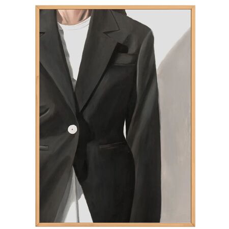 Paper Collective Gemälde Black Suit von Paper Collective 50 x 70 cm 