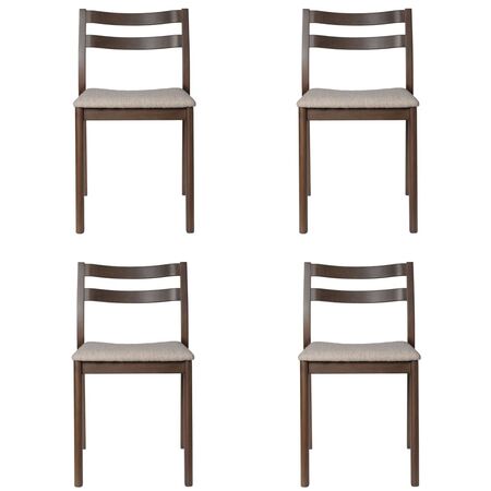 Ferm Living Esszimmerstuhl Boda mit Polsterung von Ferm Living Natural Oak