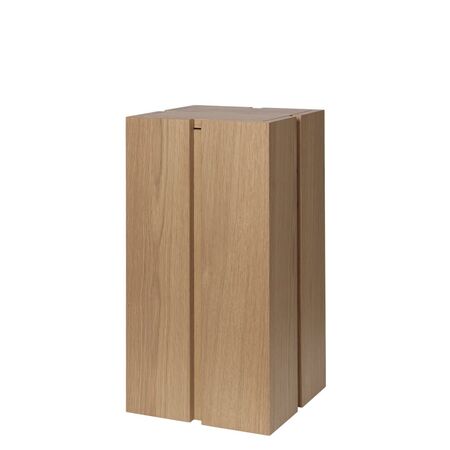 Ferm Living Piedestal Parcel von Ferm Living H: 60 cm, Natural Oak