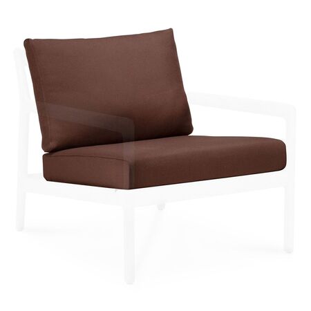 Ethnicraft Outdoor Loungesessel Kissen Set Jack von Ethnicraft Burgundy