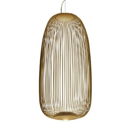 Foscarini Pendelleuchte Spokes 1 von Foscarini Bluetooth - Casambi App, Gold