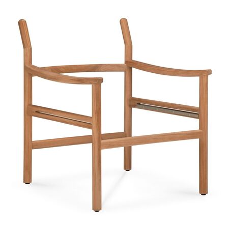 Ethnicraft Liegestuhlgestell für Draussen Safari von Ethnicraft Teak