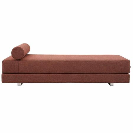 Softline A/S Softline Lubi Schlafsofa mit Kaltschaummatratze Chrom, Grau 445 - Vision