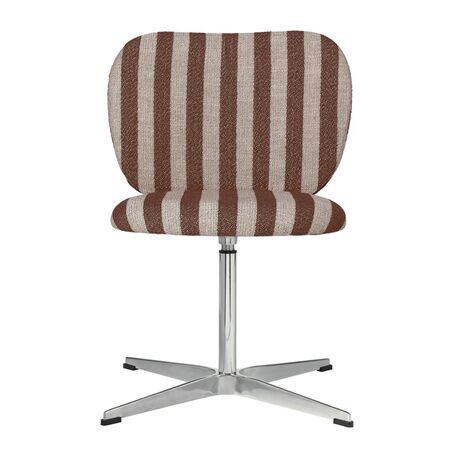 Ferm Living Stuhl Rico Swivel Louisiana von Ferm Living Sand / Chocolate