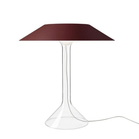 Foscarini Tischleuchte Chapeaux M von Foscarini Dunkelrot