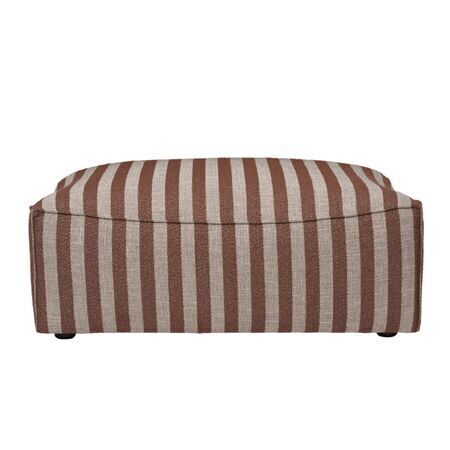 Ferm Living Catena Pouf B: 108 cm / T: 78 cm , Louisana Sand/Chocolate