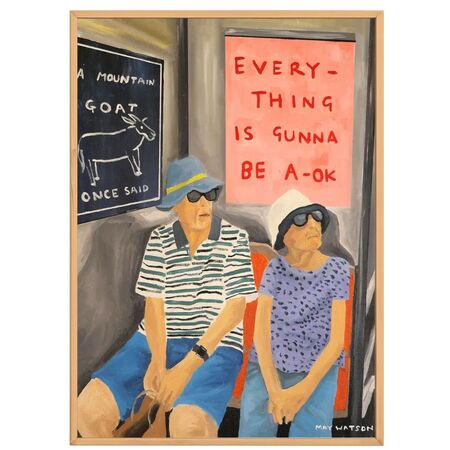 Paper Collective Gemälde Everything Is Gunna Be OK von Paper Collective 50 x 70 cm 