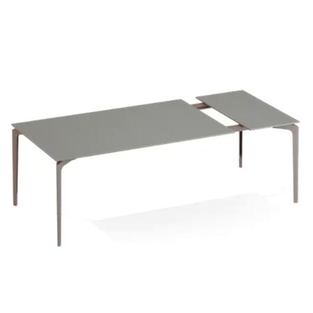 Fast Spa Verlängerbarer rechteckiger Tisch von Fast L: 160 / 210 cm , Pulvergrau , GNV-Snow