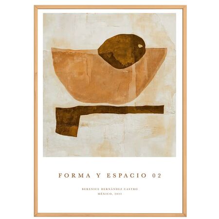 Paper Collective Gemälde Forma y Espacio 02 von Paper Collective 50 x 70 cm 
