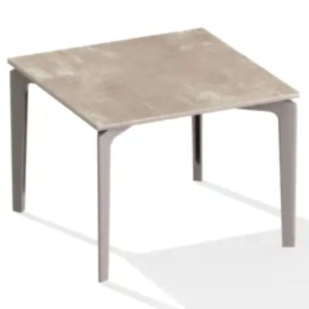 Fast Spa Niedriger Tisch Steinzeug Allsize von Fast L: 50 cm / B: 50 cm, Pulvergrau , GNO-Hazel