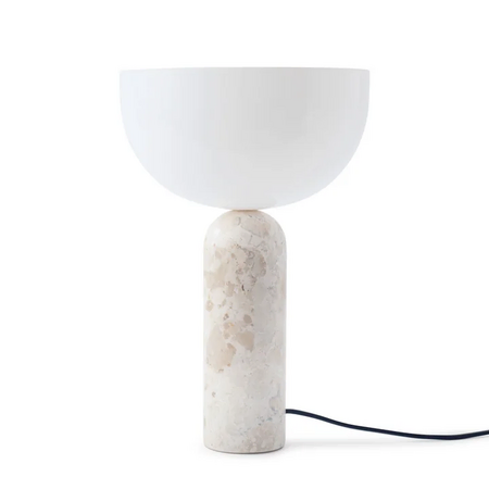 New Works Kizu Table Lamp Marmor Kunis Breccia, Ø: 30 cm / H: 45 cm