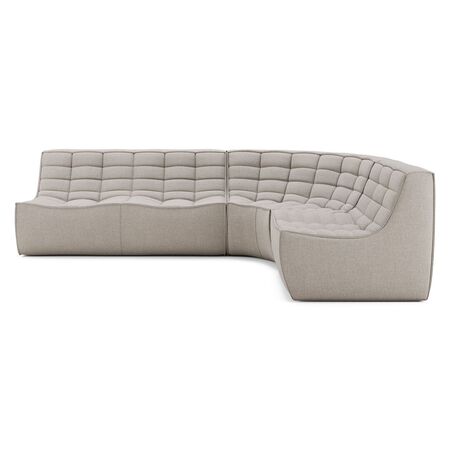 Ethnicraft_N701_Lounger_Kombination_Rechts_2_mit_90_runde_Ecke_Ecru_Eco_Fabric_22052