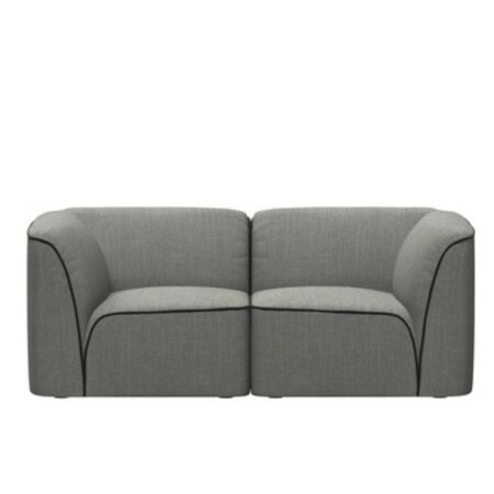 Woud Flora 2-Seater Von Woud Dark grey - Remix 3 0133