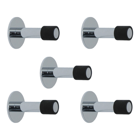 Mox Port Wandhaken Verchromt 5er Set