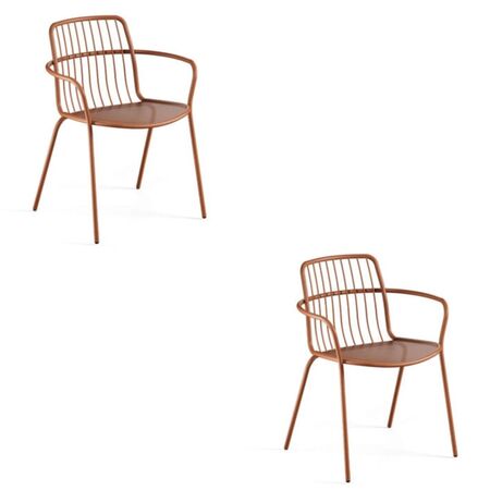 Emu Gartenarmlehnstuhl Alisea 4er Set von Emu 13 Antikrosa