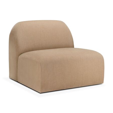 Ethnicraft Modulsofa 1-Sitzer Bulky von Ethnicraft Light Sepia