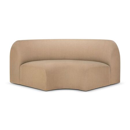 Ethnicraft Modulsofa 90° Runder Ecke Bulky von Ethnicraft Light Sepia