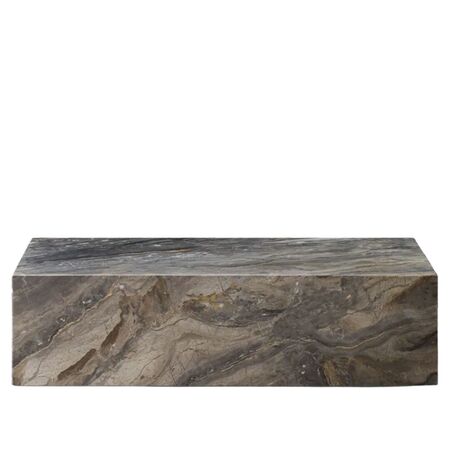 Audo Plinth Low Grauer Galaxy-Marmor