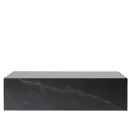 Audo Plinth Low Grauer Galaxy-Marmor