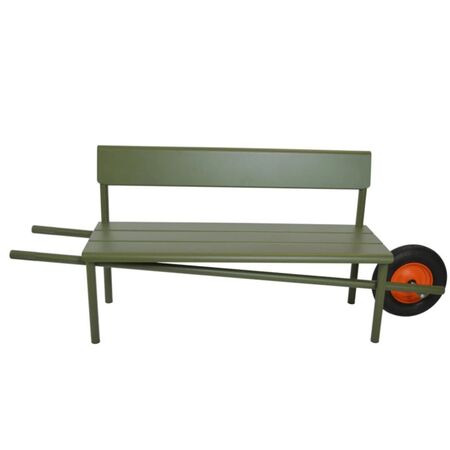 Weltevree Wheelbench Aluminium von Weltevree Grün