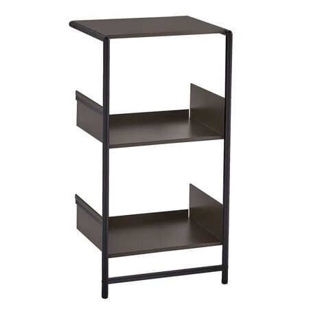 Mox Anlehnregal Pool 82 S von Mox Schwarz strukturiert, Fango