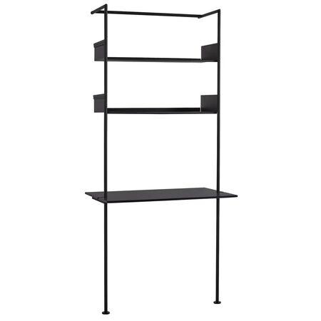 Mox Anlehnregal Pool Desk von Mox Schwarz strukturiert, Schwarz strukturiert