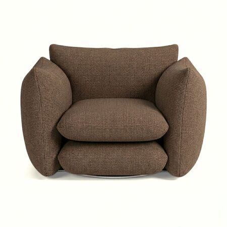 Knoll International Lounge Chair Perron Pillo von Knoll International Gray-Ivory, Drehbar