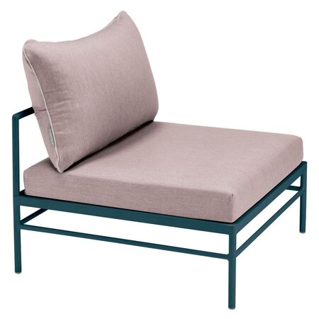Fermob Lounge Sitzmöbel Rivage von Fermob Acapulcoblau 21, Tissue Papyrus
