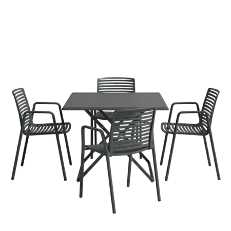 Fast Spa Zebra Armlehnstuhl von Fast Metallgrau 