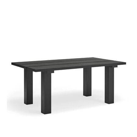 Teulat Rechteckiger Tisch Banda von Teulat Black, L: 260 cm