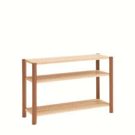 Teulat Bücherregal Bona von Teulat Oak / Clay, H: 84 cm