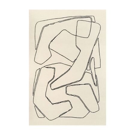 Toulemonde Bochart  Teppich Amalgame von Toulemonde Bochart B: 250 cm / L: 350 cm , Ecru 