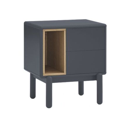 Teulat Nachttisch Corvo von Teulat Anthracite gray