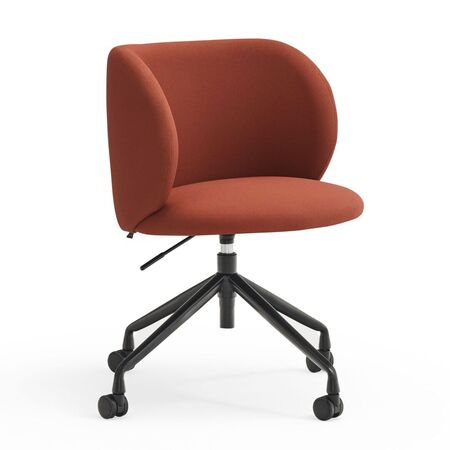 Teulat Stuhl mit Rollen Mogi von Teulat Felicity - Brick Red 63089