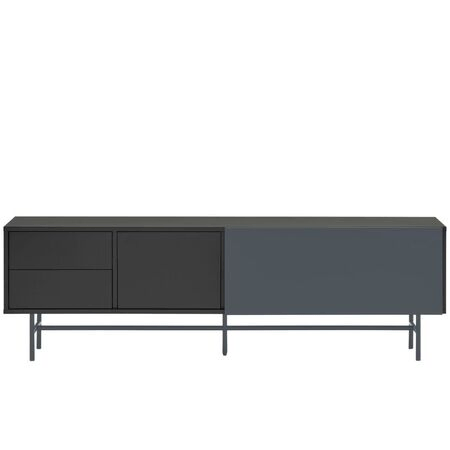 Teulat TV Schrank Nube von Teulat Black / Anthracite Grey