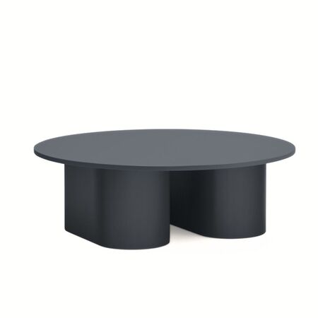 Teulat Rund Couchtisch Totem von Teulat Anthracite gray