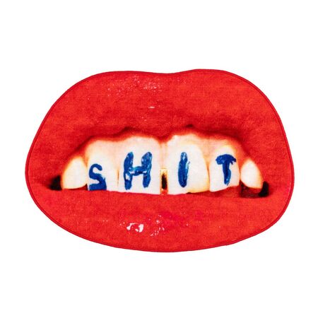 Seletti Badematte Toiletpaper Home von Seletti Red