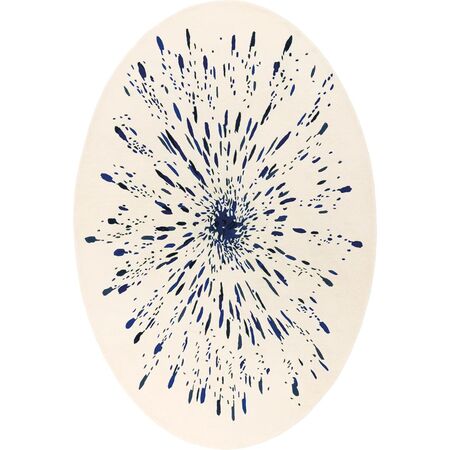 Toulemonde Bochart  Teppich Paint Oval von Toulemonde Bochart Braun