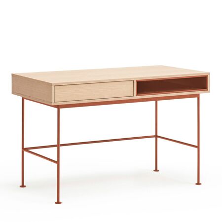Teulat Schreibtisch Yoko von Teulat Eiche / Brick