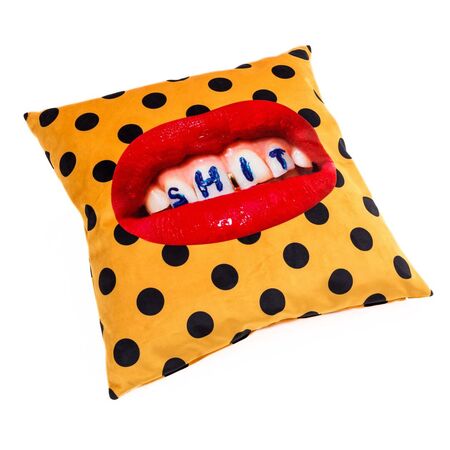 Kissen Toiletpaper von Seletti