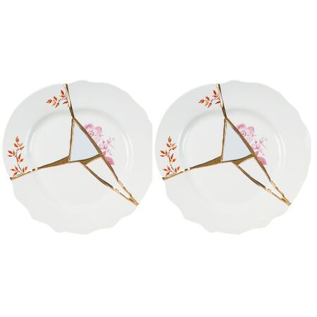 Dessertteller Kintsugi im 2er Set von Seletti
