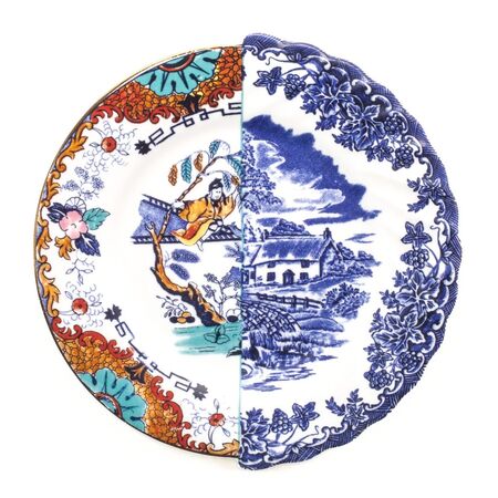 Dessertteller Hybrid im 2er Set von Seletti