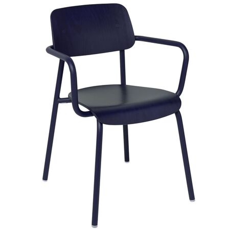 Fermob Studie Lasierter Holz Bridge Abyssblau von Fermob Abyssblau 92, Abyssblau 92