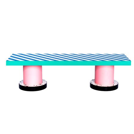 Sitzbank Super Bench Blue Stripes von Seletti