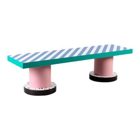 Sitzbank Super Bench Blue Stripes von Seletti